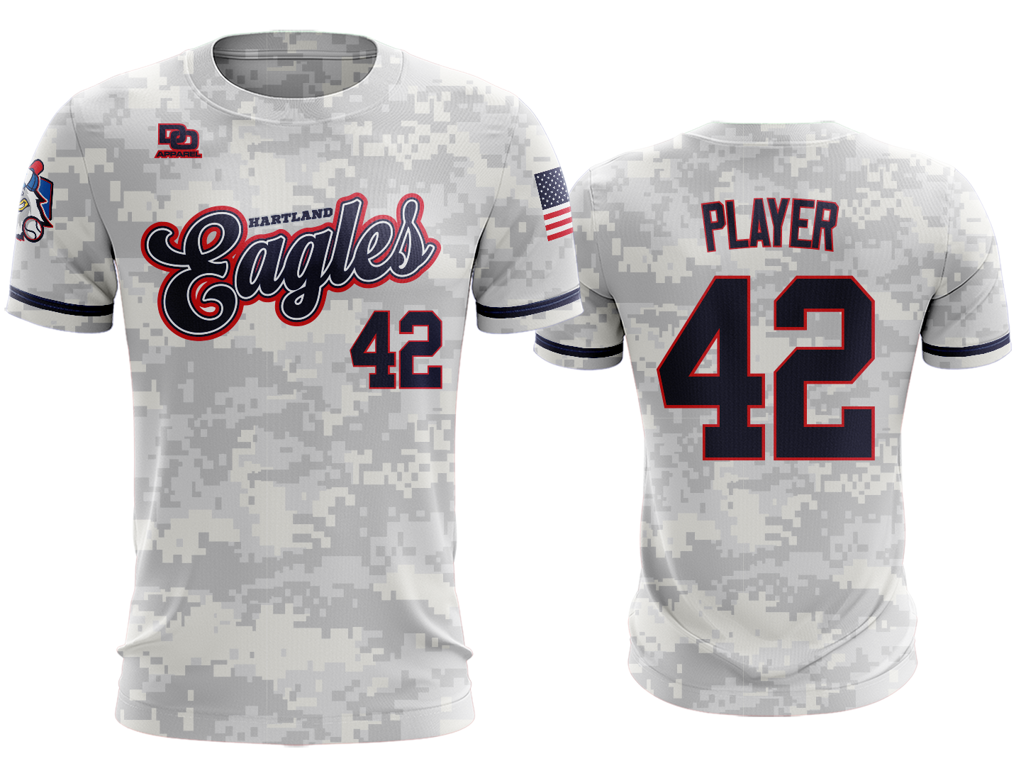 Custom Crew Jersey - Camo