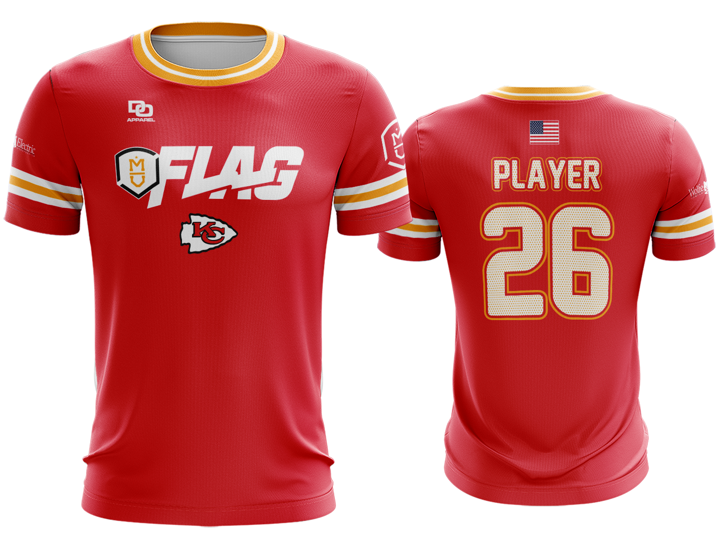 Millard Custom Crew Jersey - Chiefs Red
