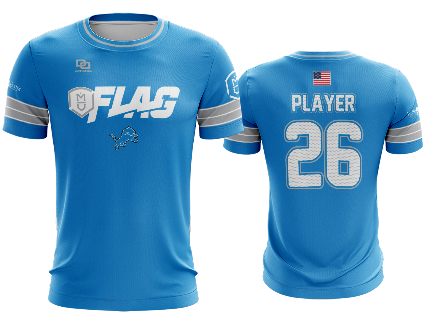 Millard Custom Crew Jersey - Lions