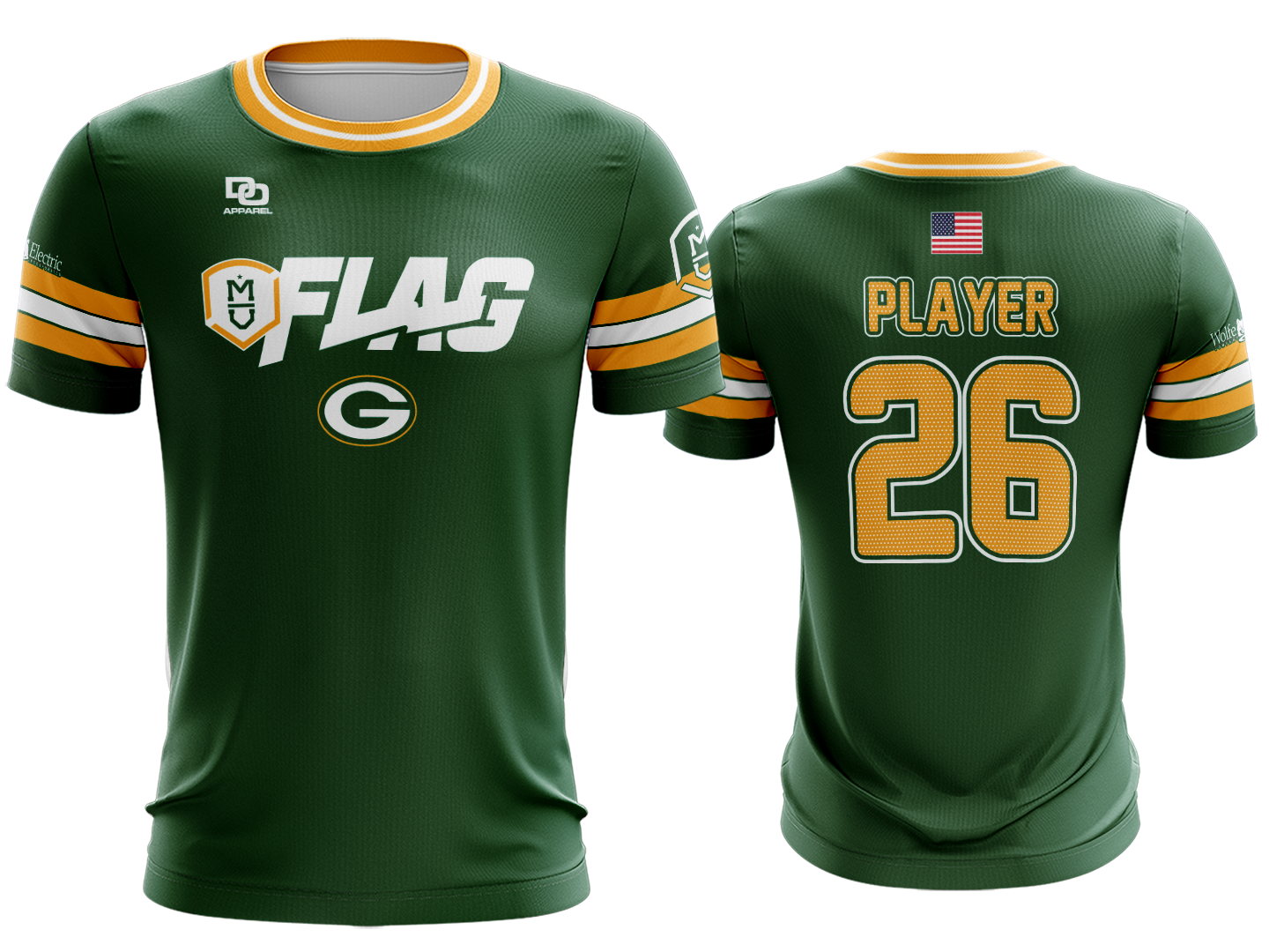 Millard Custom Crew Jersey - Packers
