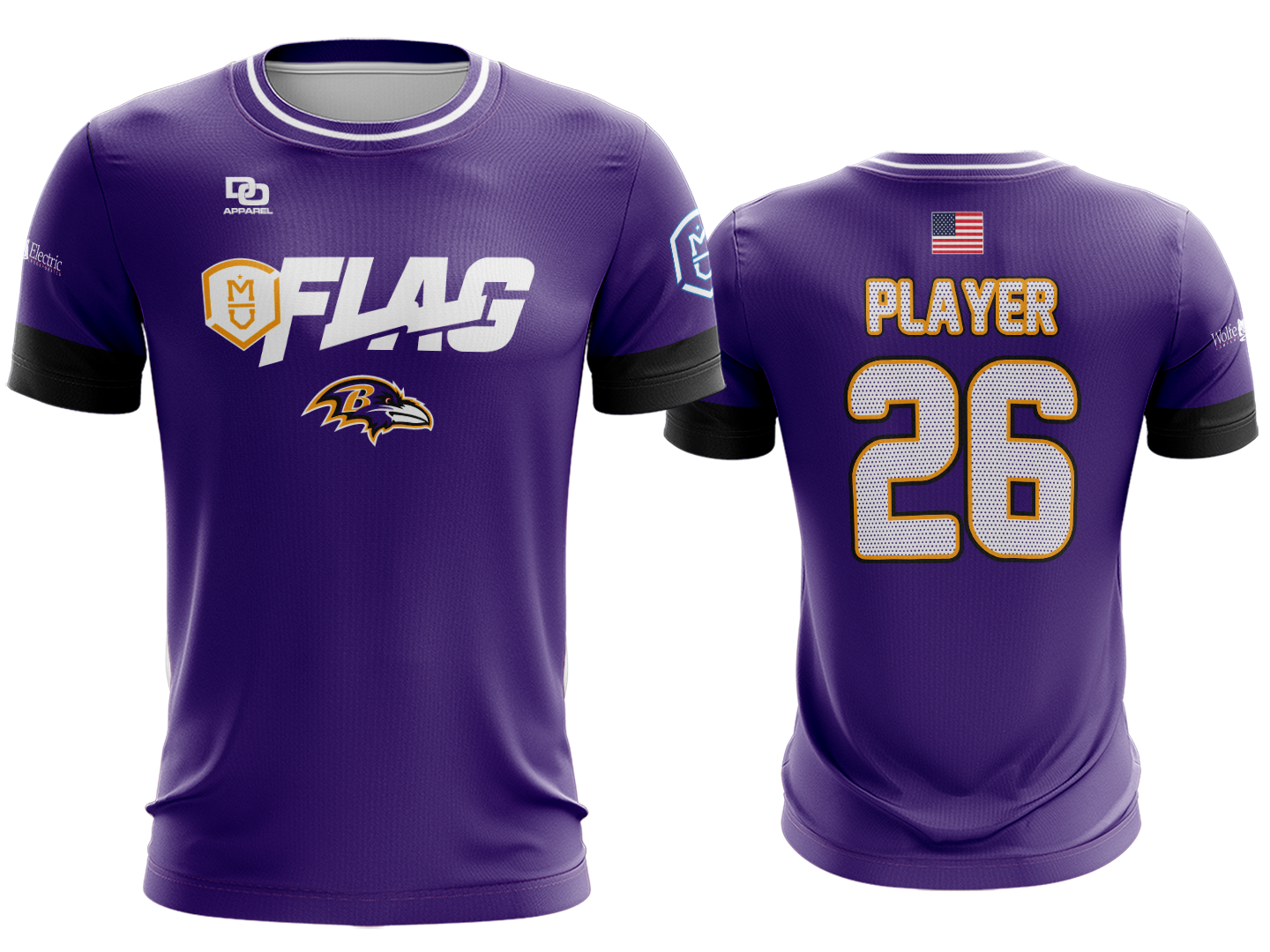 Millard Custom Crew Jersey - Ravens