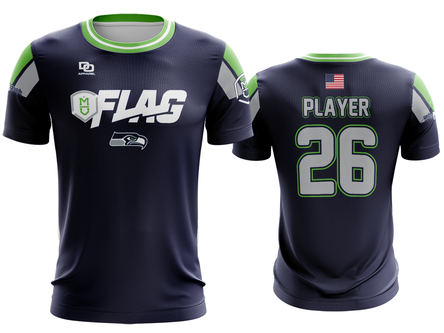 Millard Custom Crew Jersey - Seahawks
