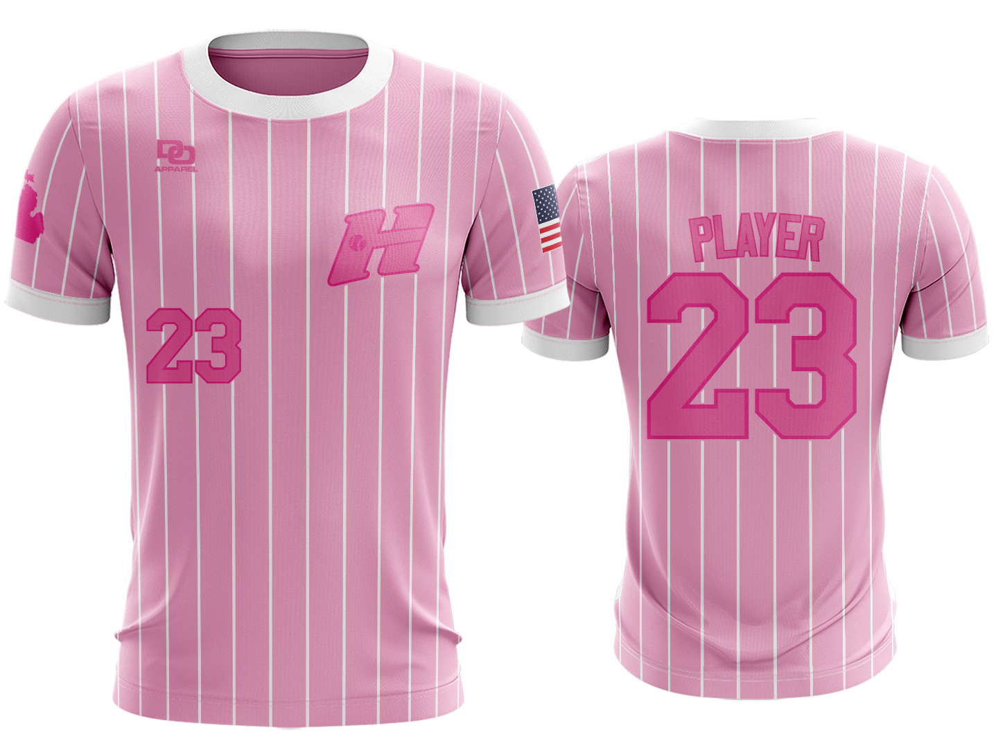 Custom Crew Jersey - BCA Pinstripe
