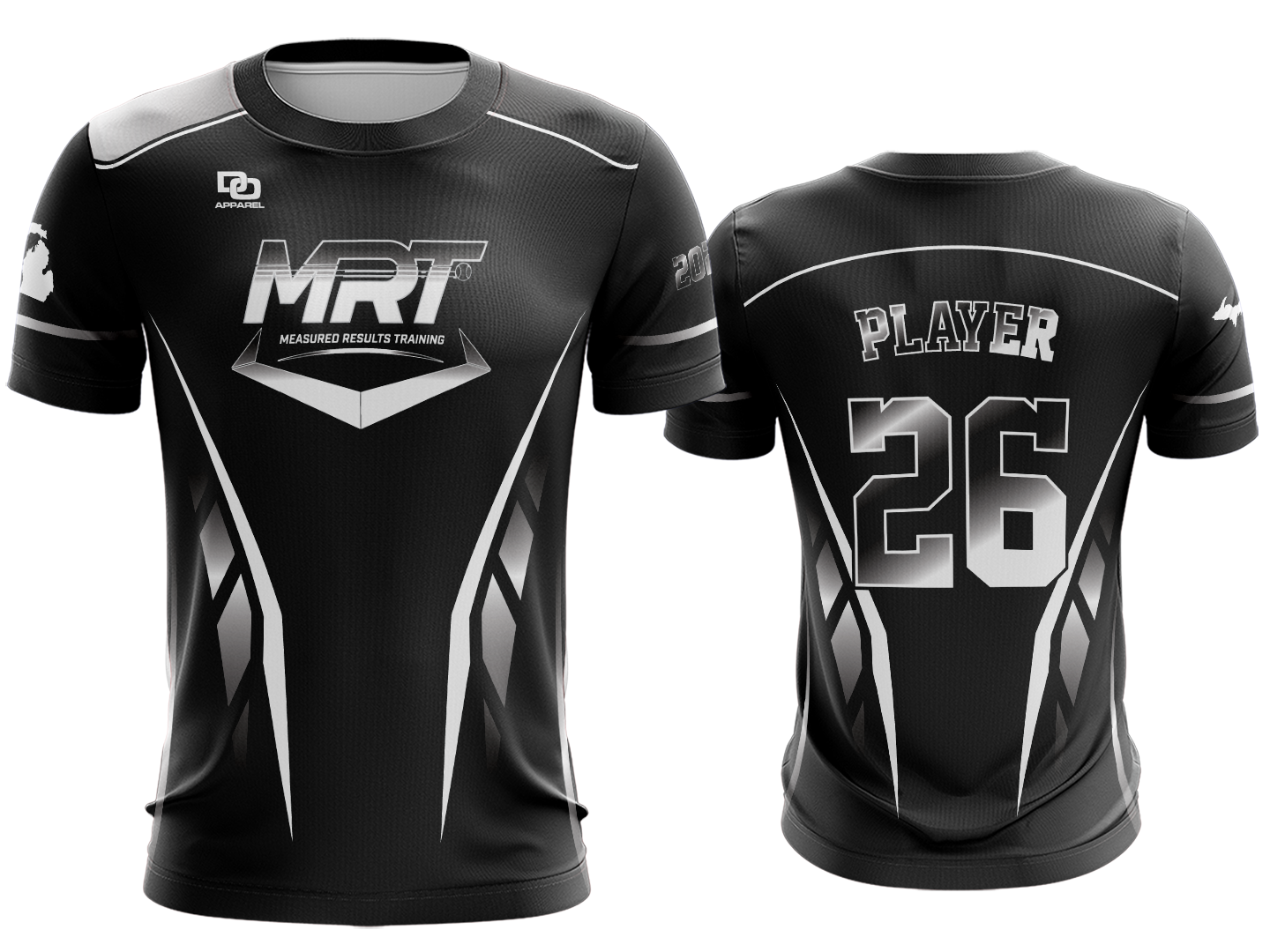 Custom Crew Jersey - Match Black