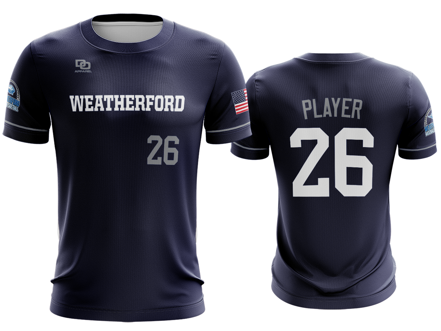 Custom Crew Jersey - Navy
