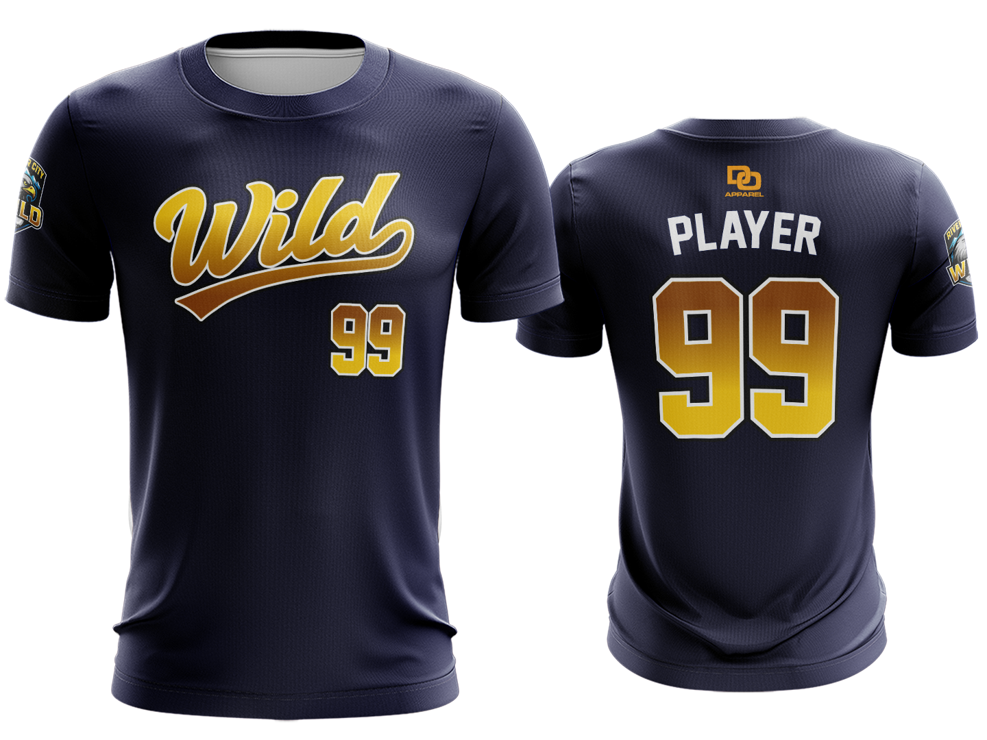 Custom Crew Jersey - Navy