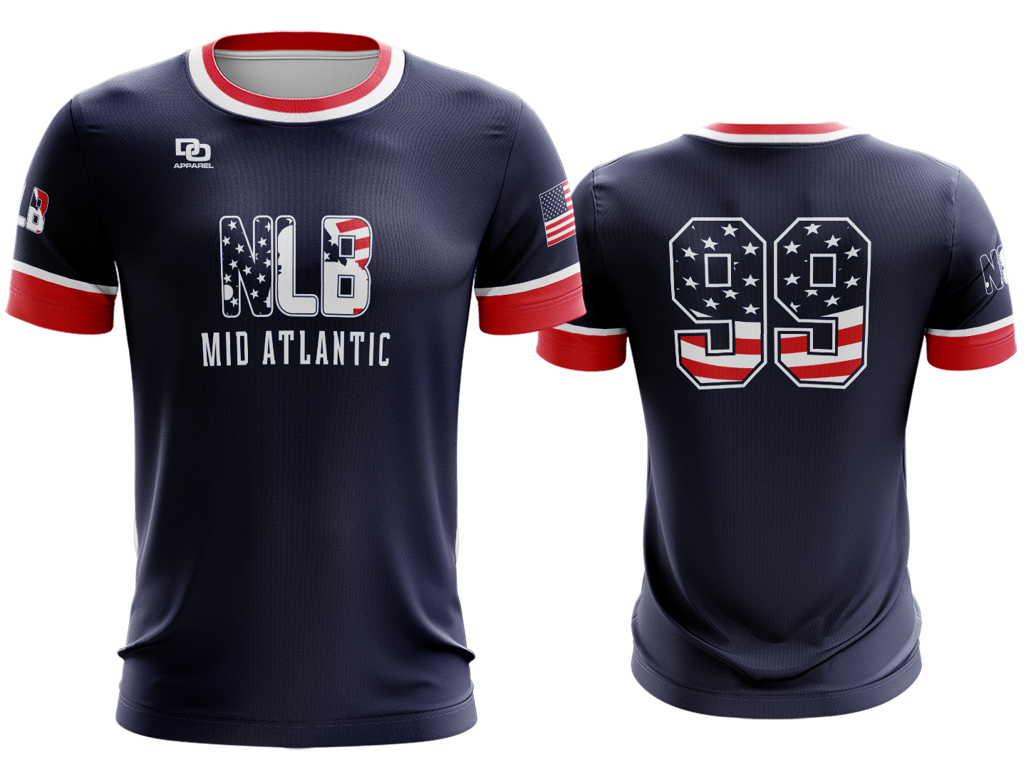 Custom Crew Jersey - Navy