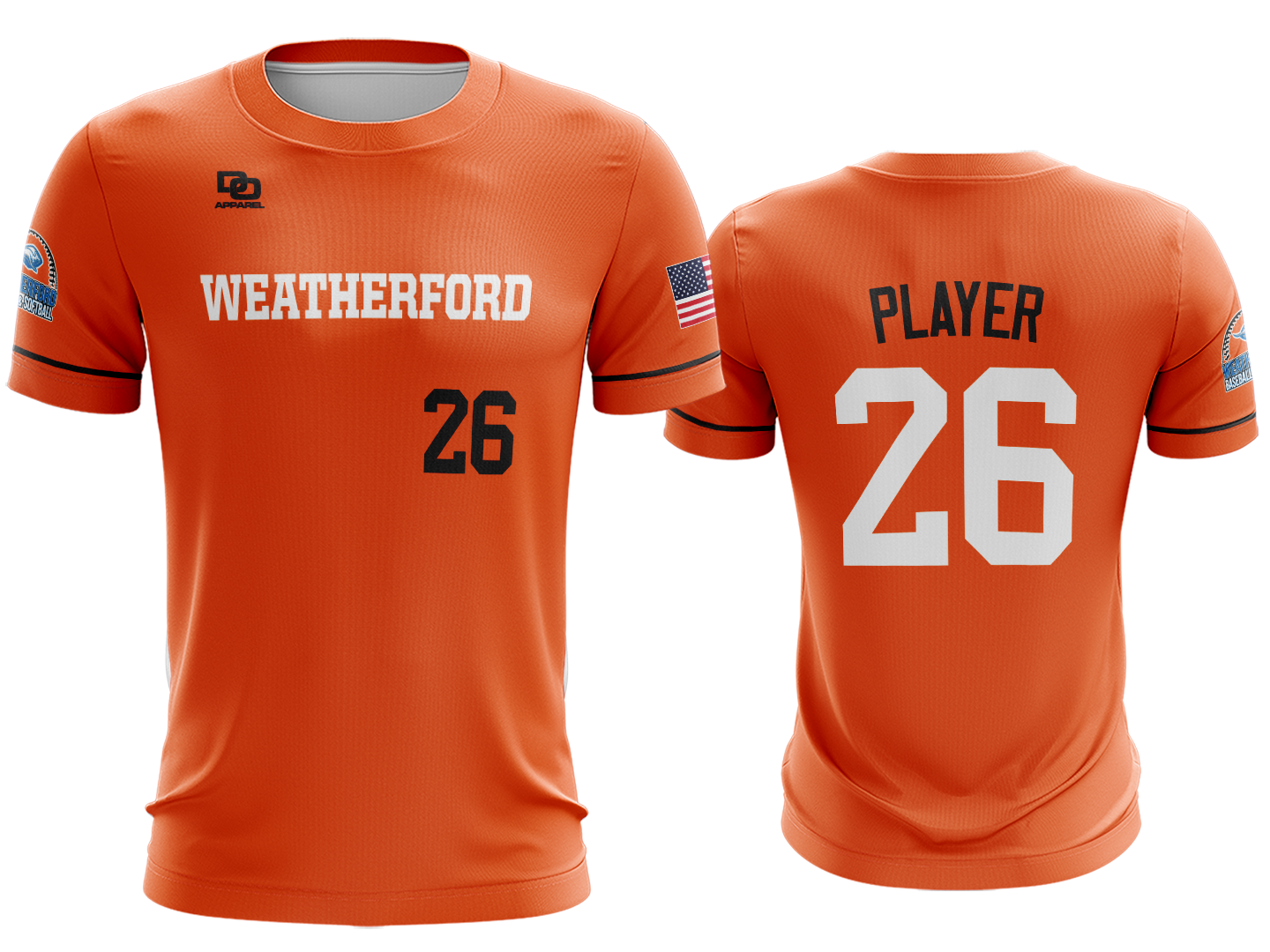 Custom Crew Jersey - Orange