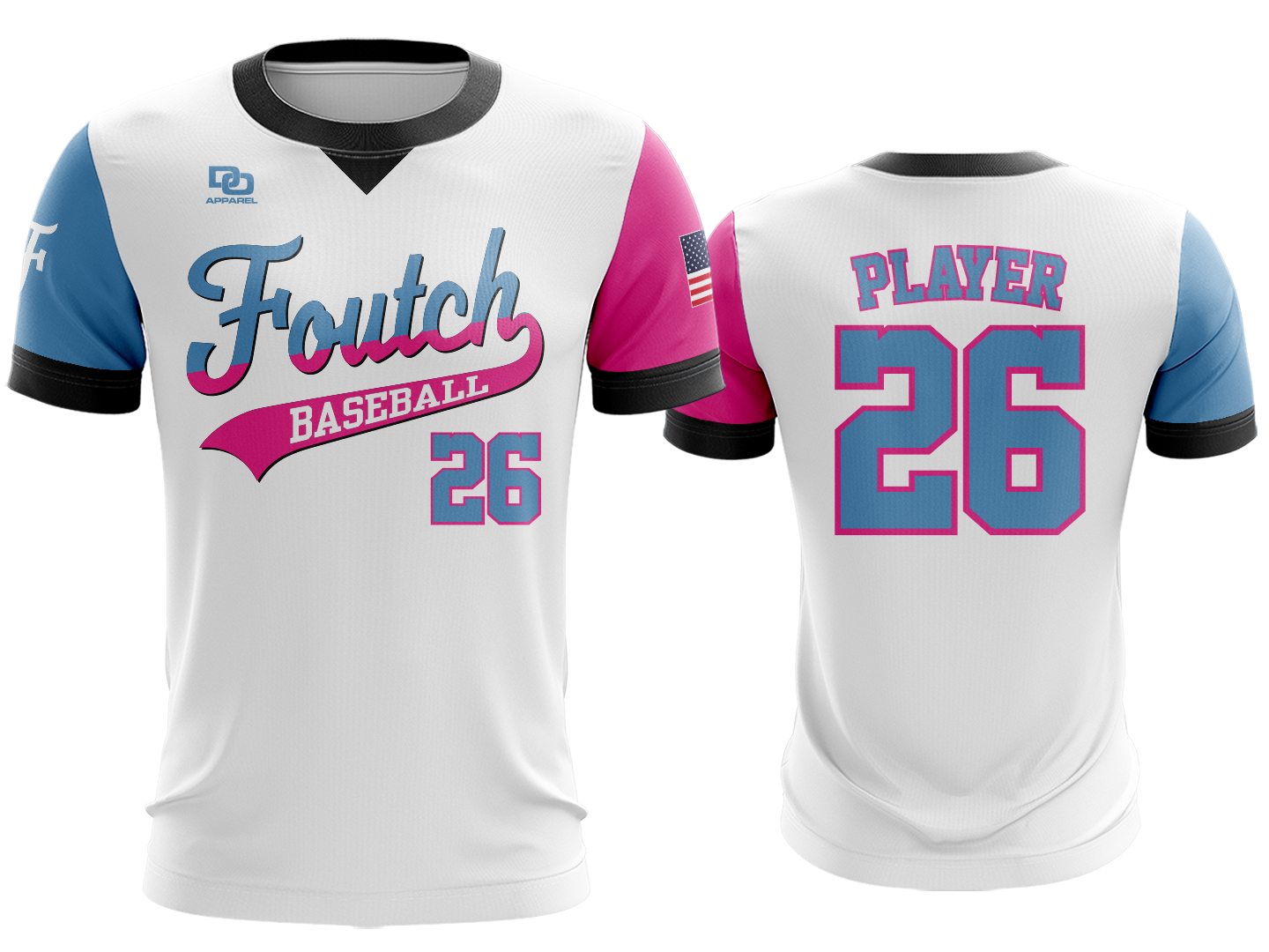 Custom Crew Jersey - White