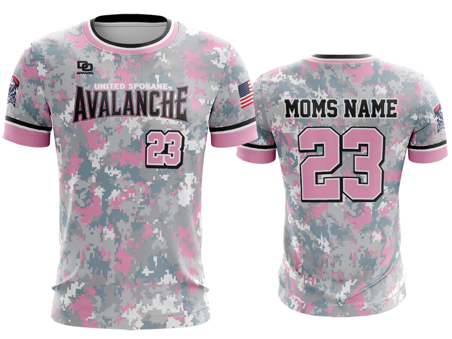 Custom Crew Jersey - Pink