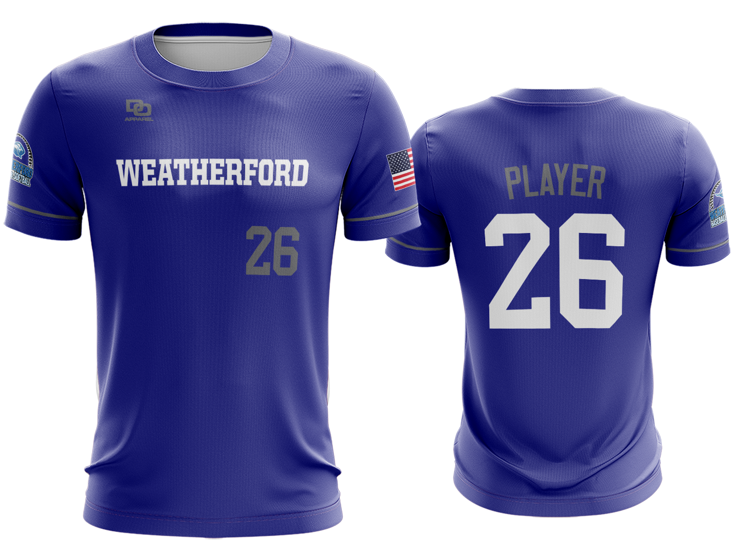 Custom Crew Jersey - Purple