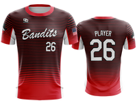 Custom Crew Jersey - Red/Black