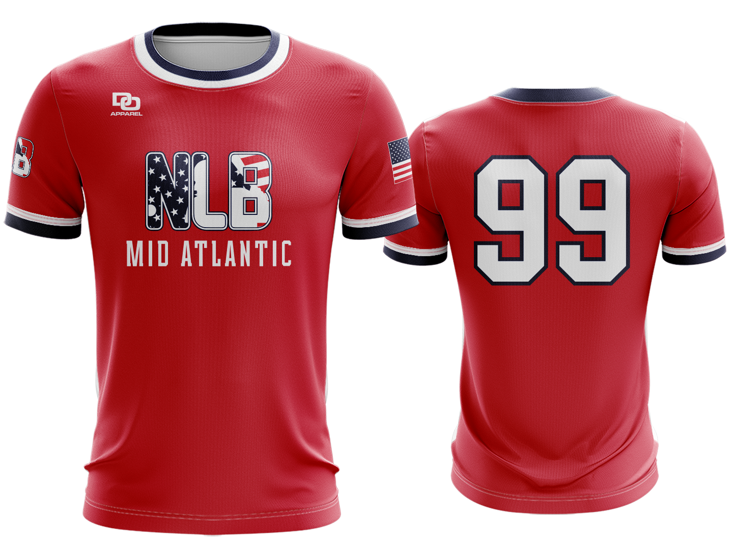 Custom Crew Jersey - Red