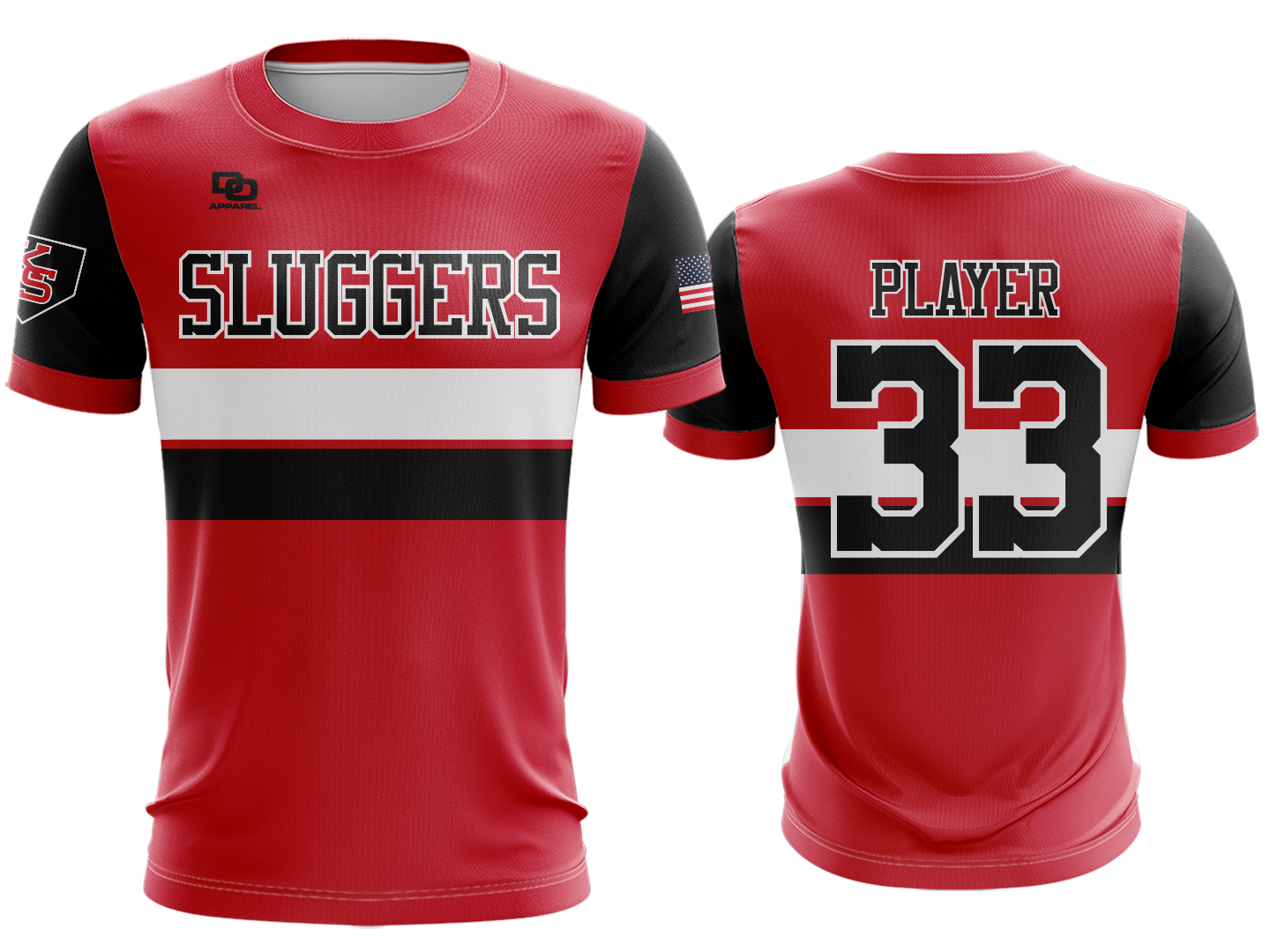 Custom Crew Jersey - Red
