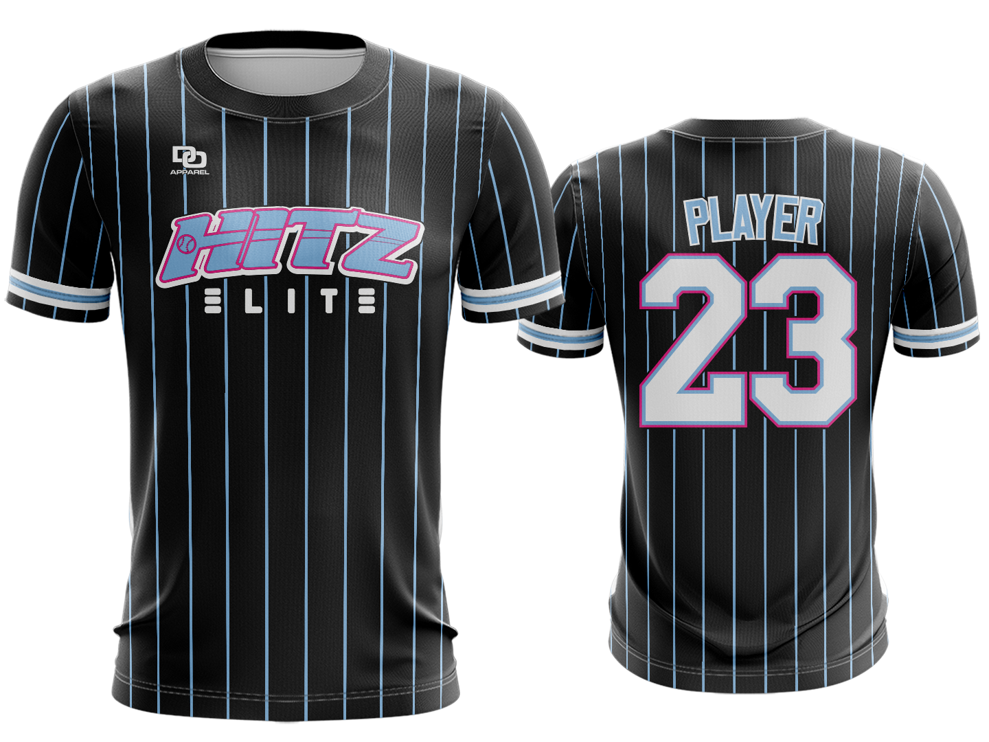 Custom Crew Jersey - SDC TRD Pinstripe
