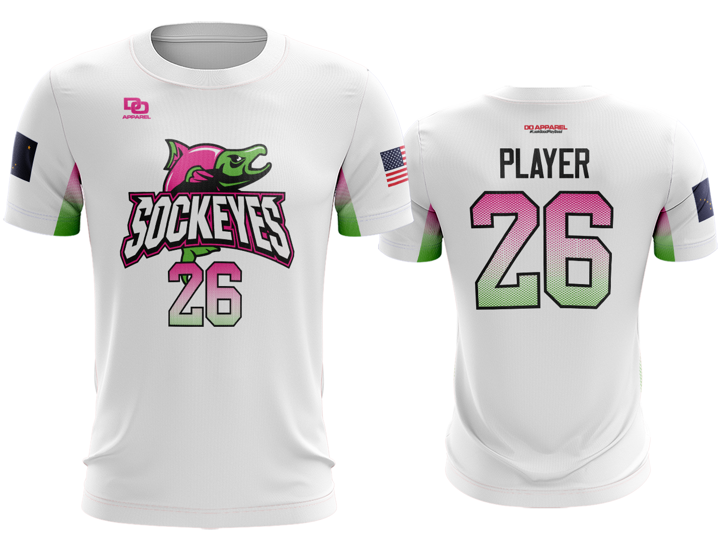 Custom Crew Jersey - White
