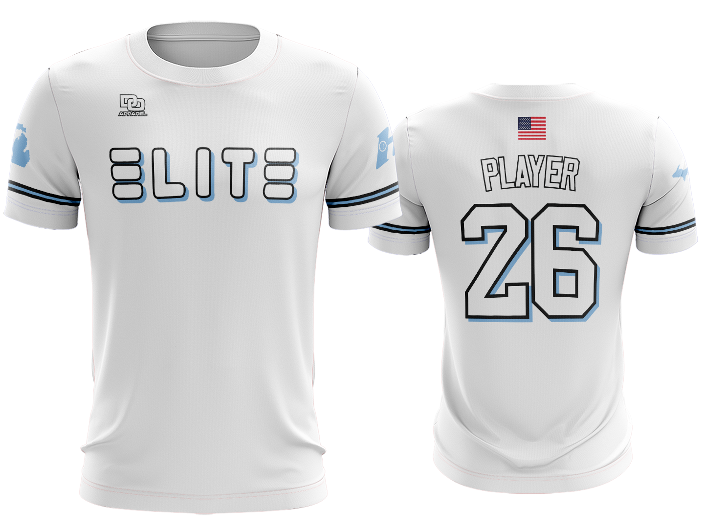 Custom Crew Jersey - Whiteout