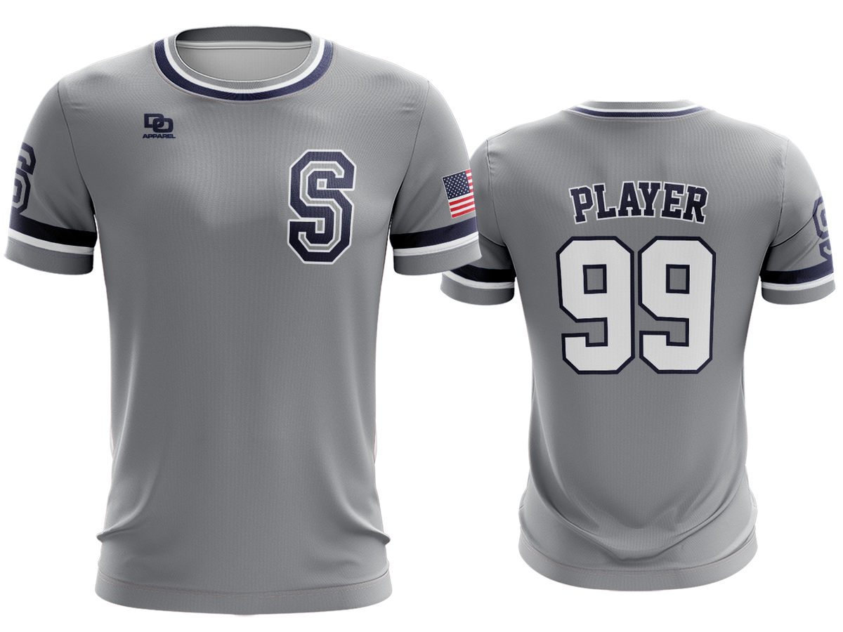 Custom Crew Jersey - Silver