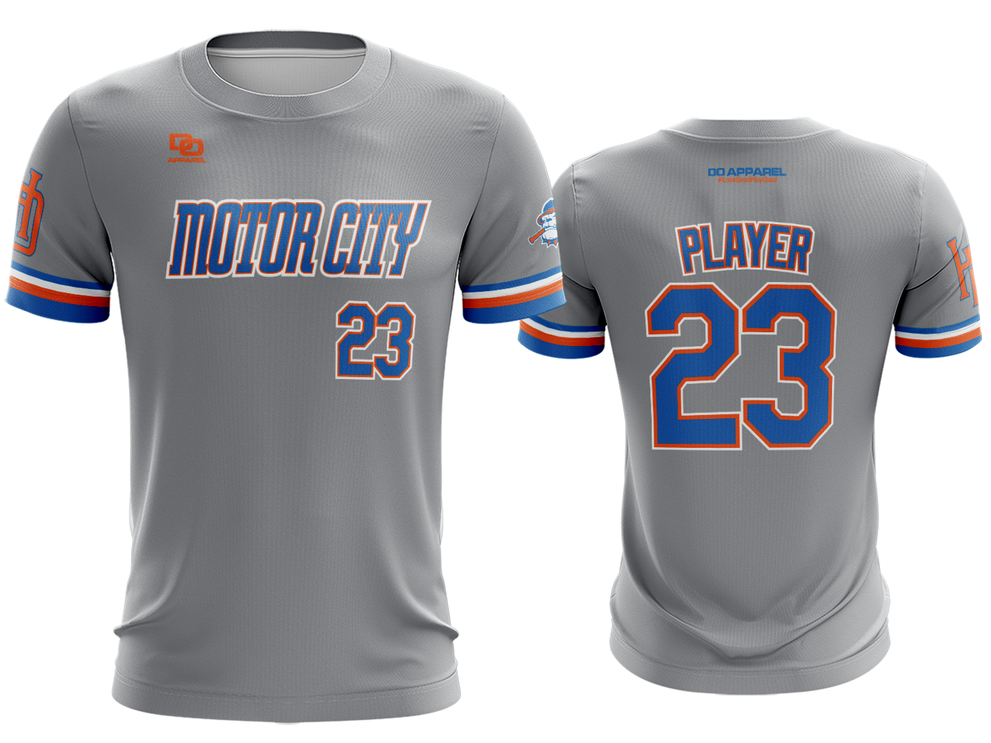 Custom Crew Jersey - 2027 Motor City Grey