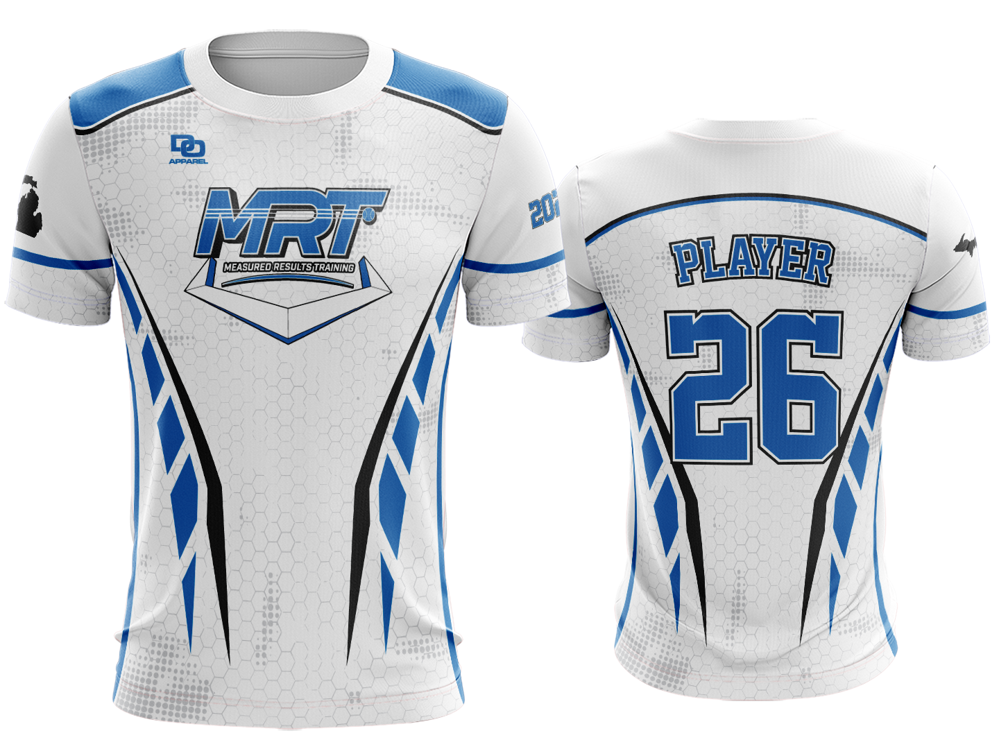 Custom Crew Jersey - Match White