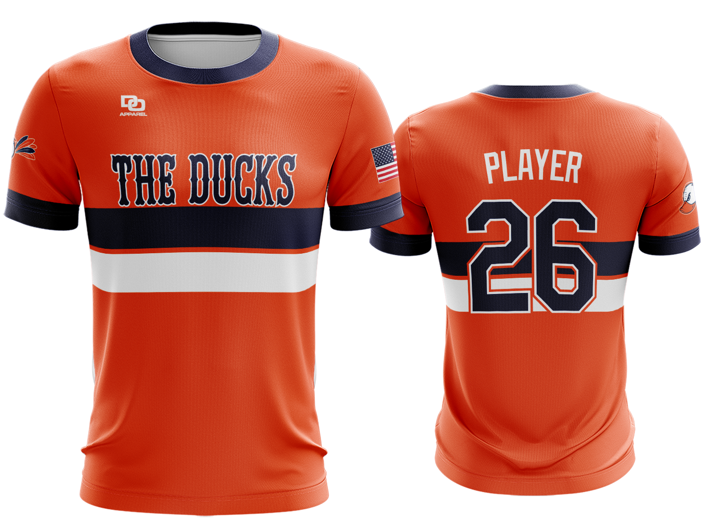 Custom Crew Jersey - Orange
