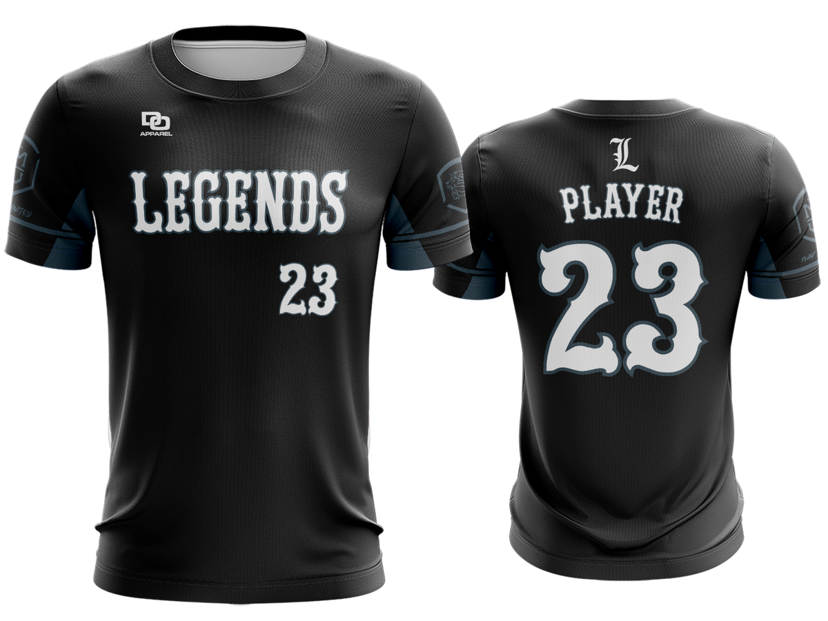 Custom Crew Jersey - Reds Black