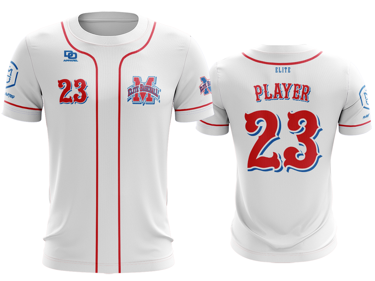 Custom Crew Jersey - Reds White TRD