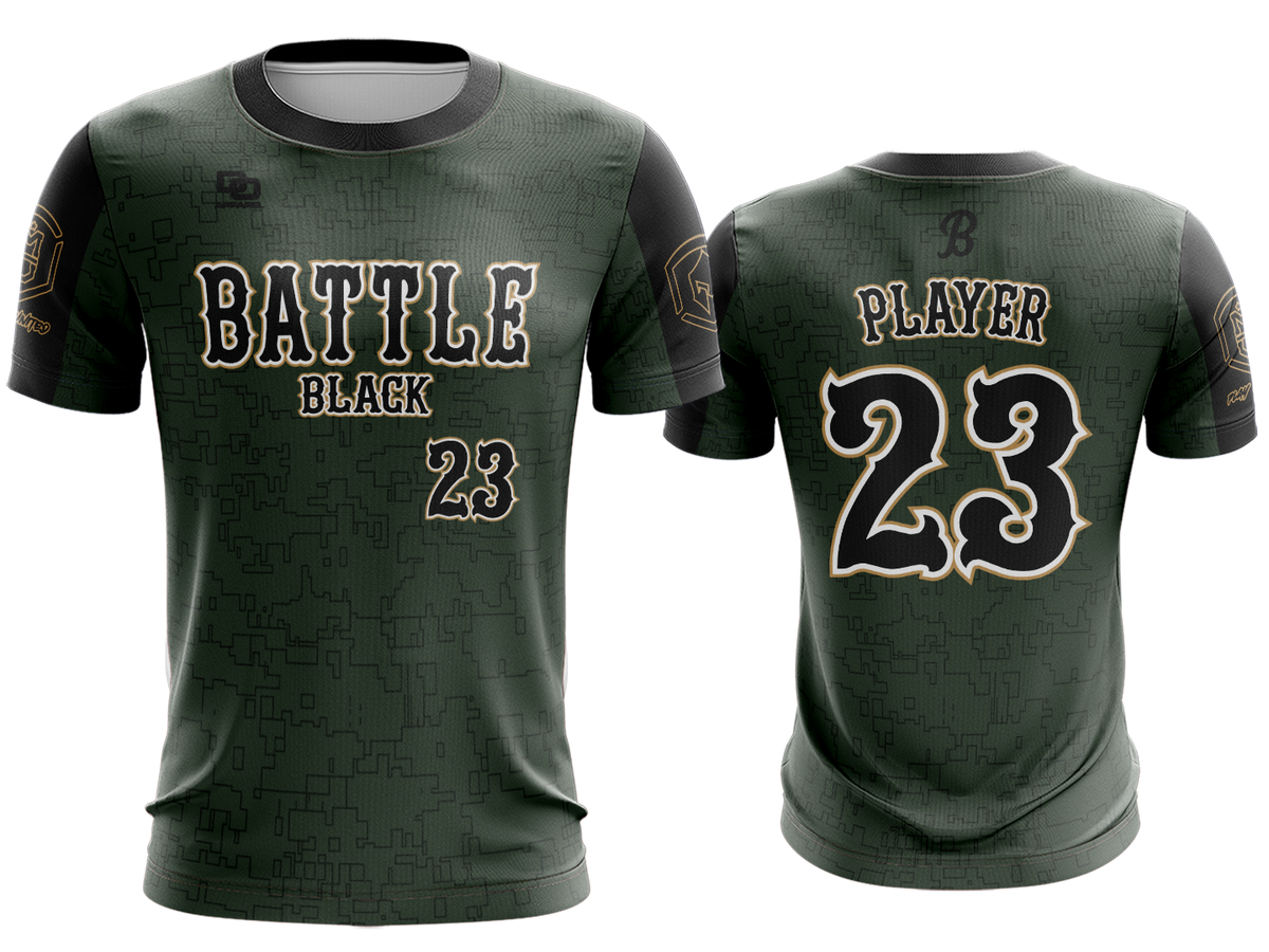 Custom Crew Jersey - STS Green Camo 6