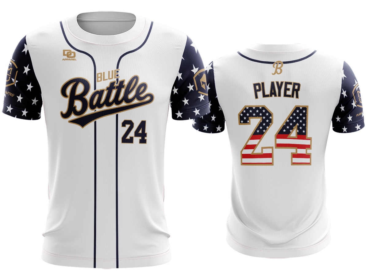 Custom Crew Jersey - USA White