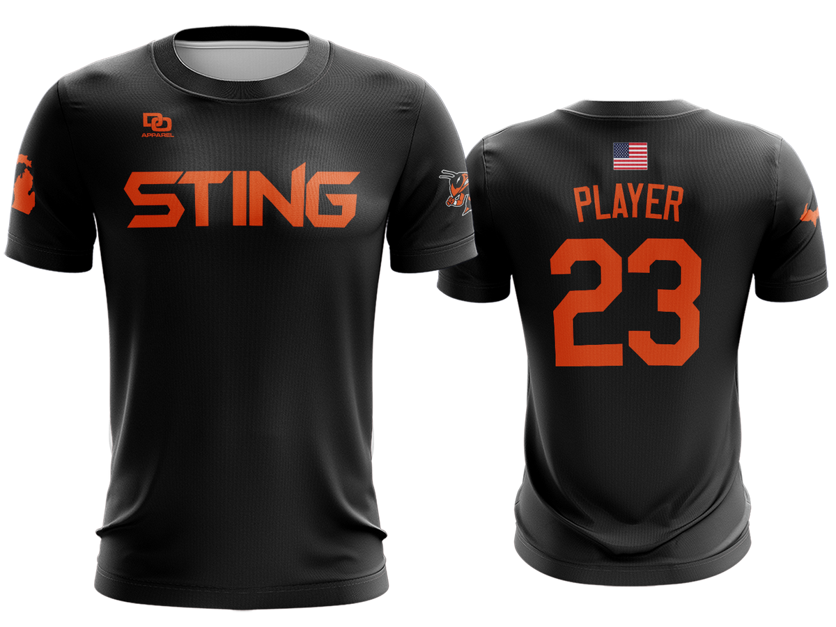 Custom Crew Jersey - Black Modern