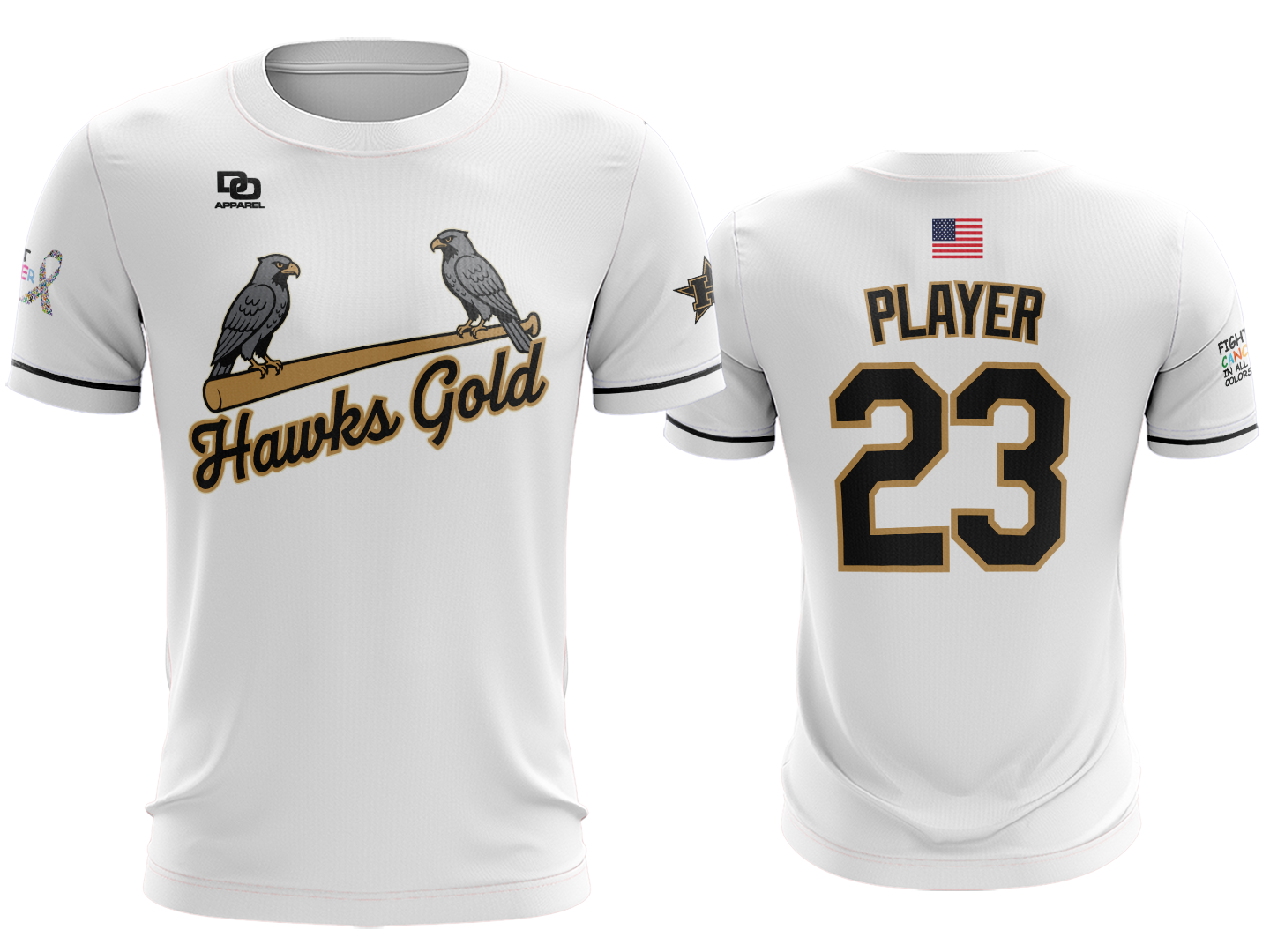 Custom Crew Jersey - White