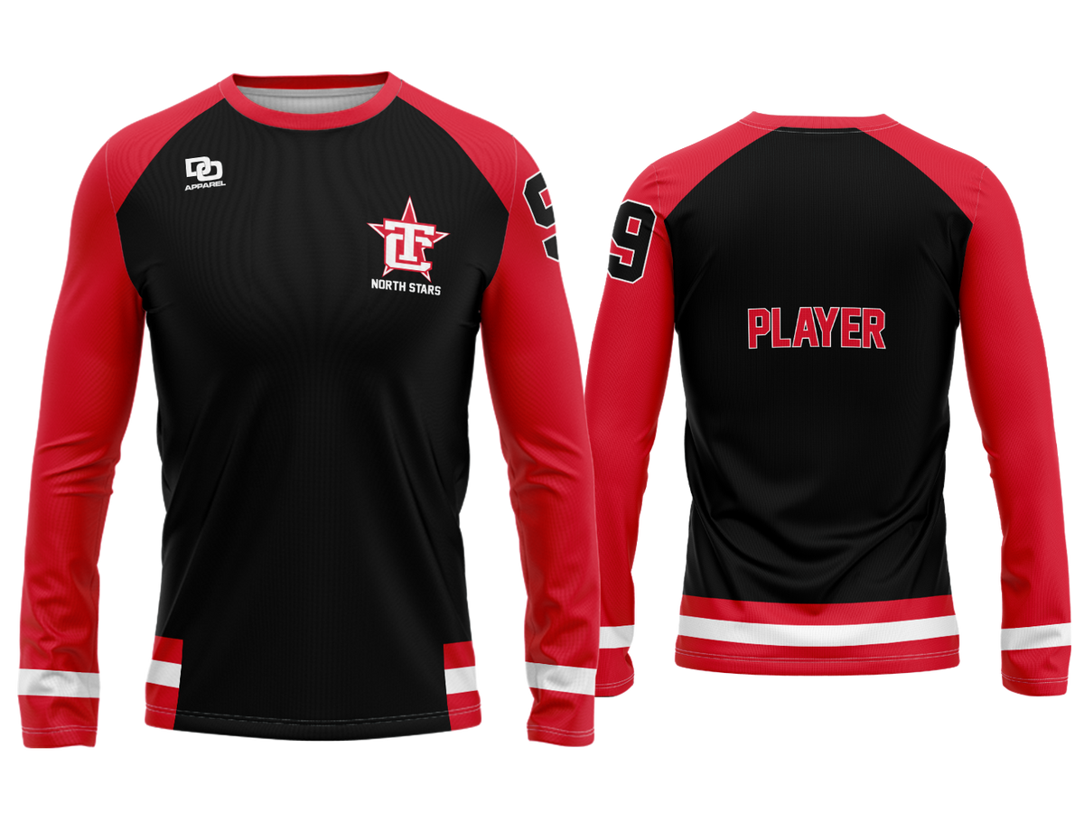 Custom Long Sleeve Jersey - Black