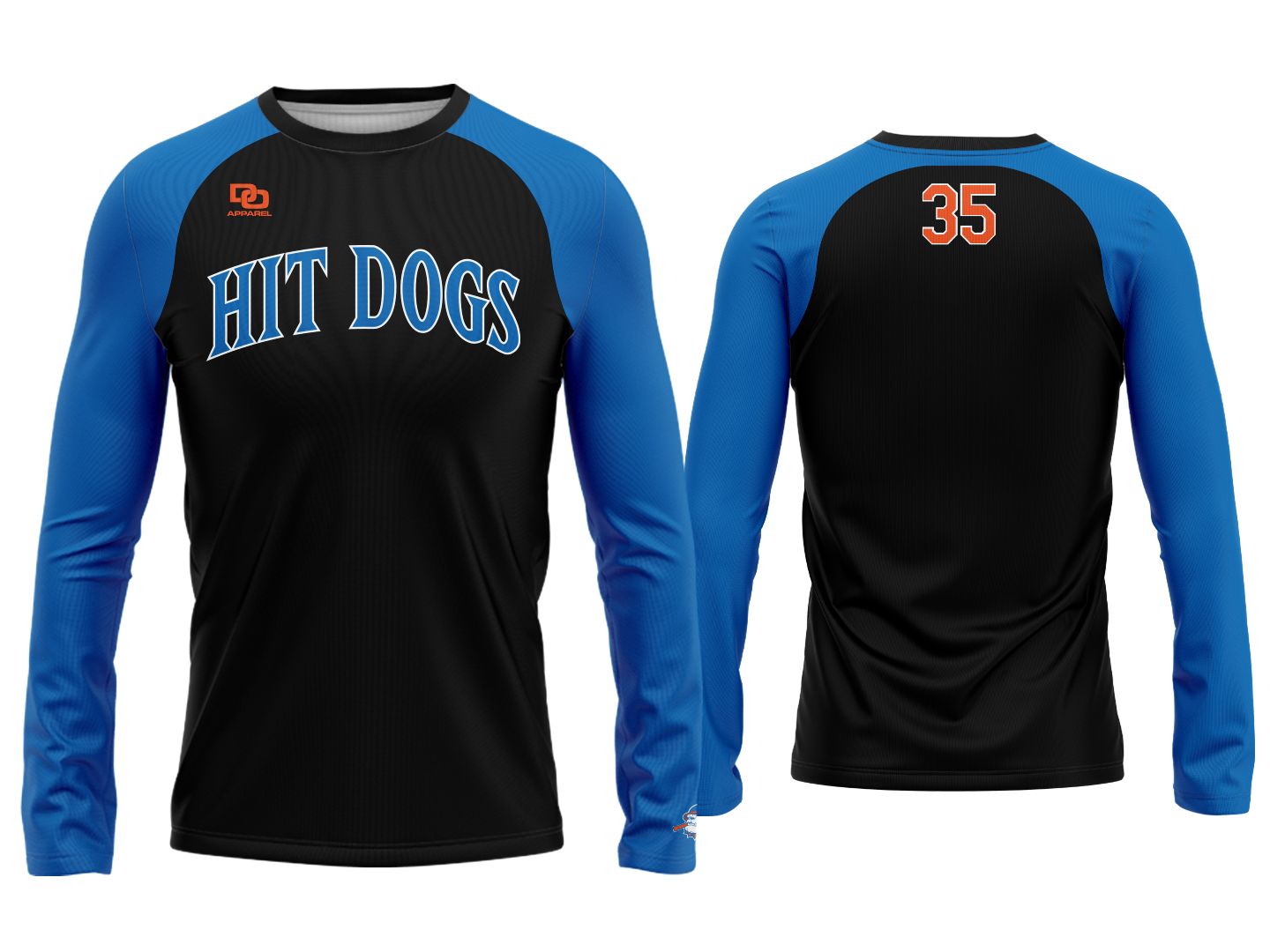 Custom Long Sleeve Jersey - ARI BLK