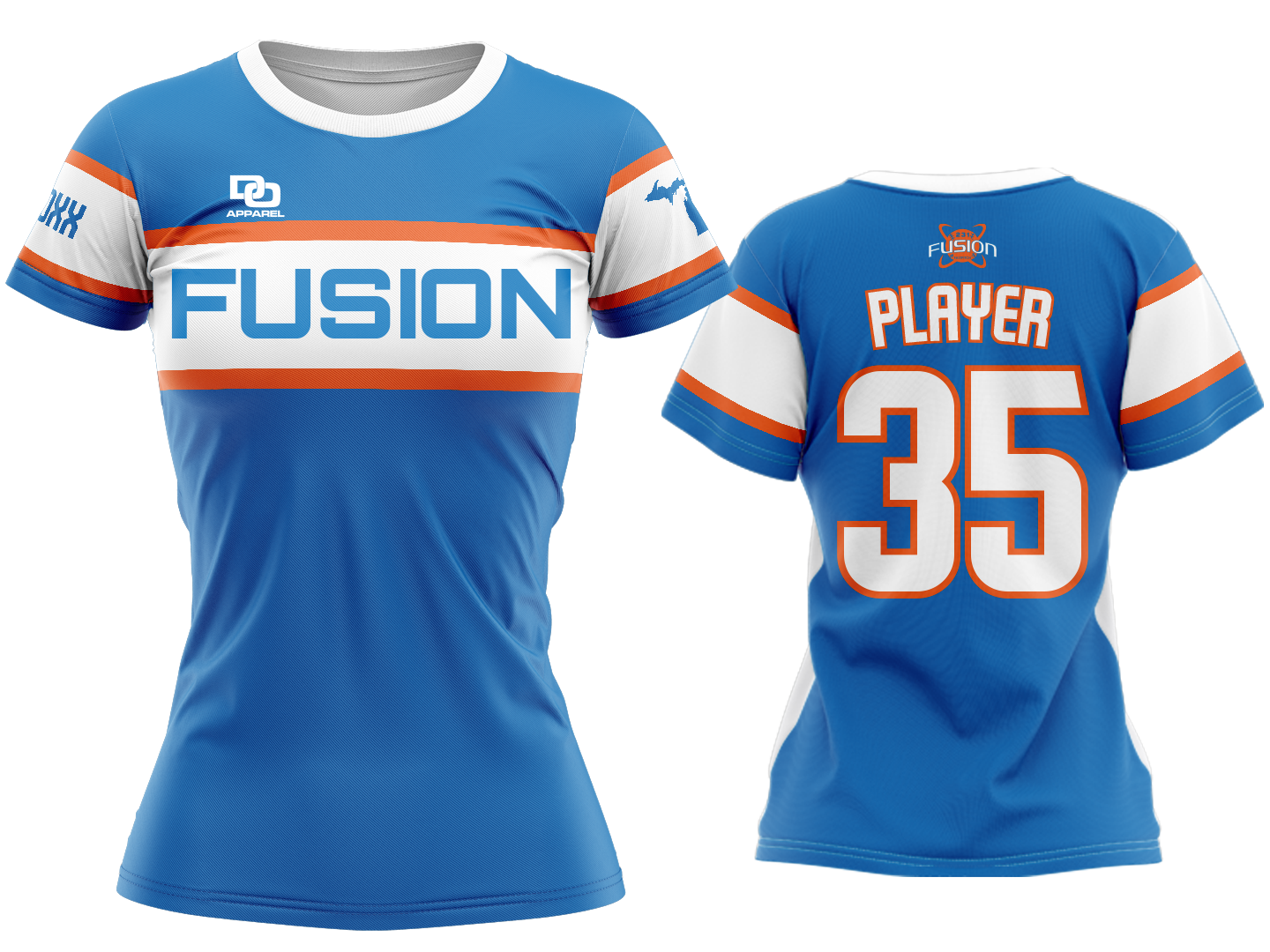 Custom Womens Crew Jersey - Royal ChiSox
