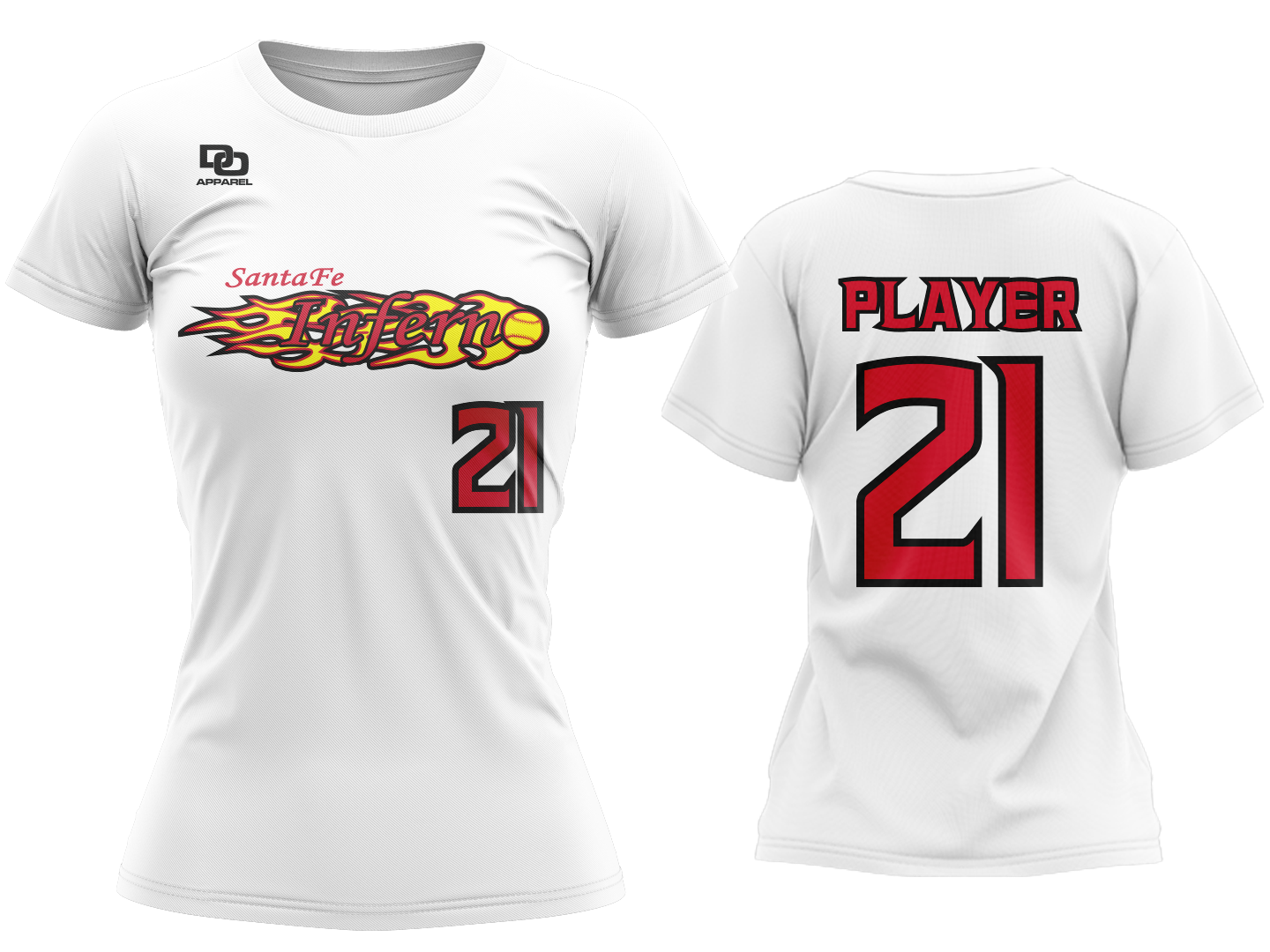 Custom Women's Crew Jersey - White