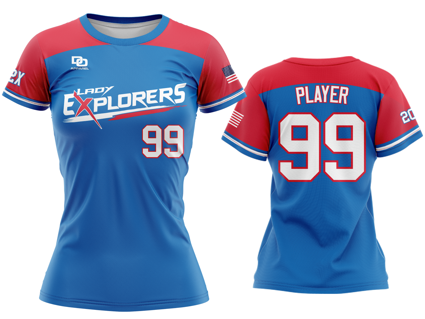 Custom Crew Jersey - Royal