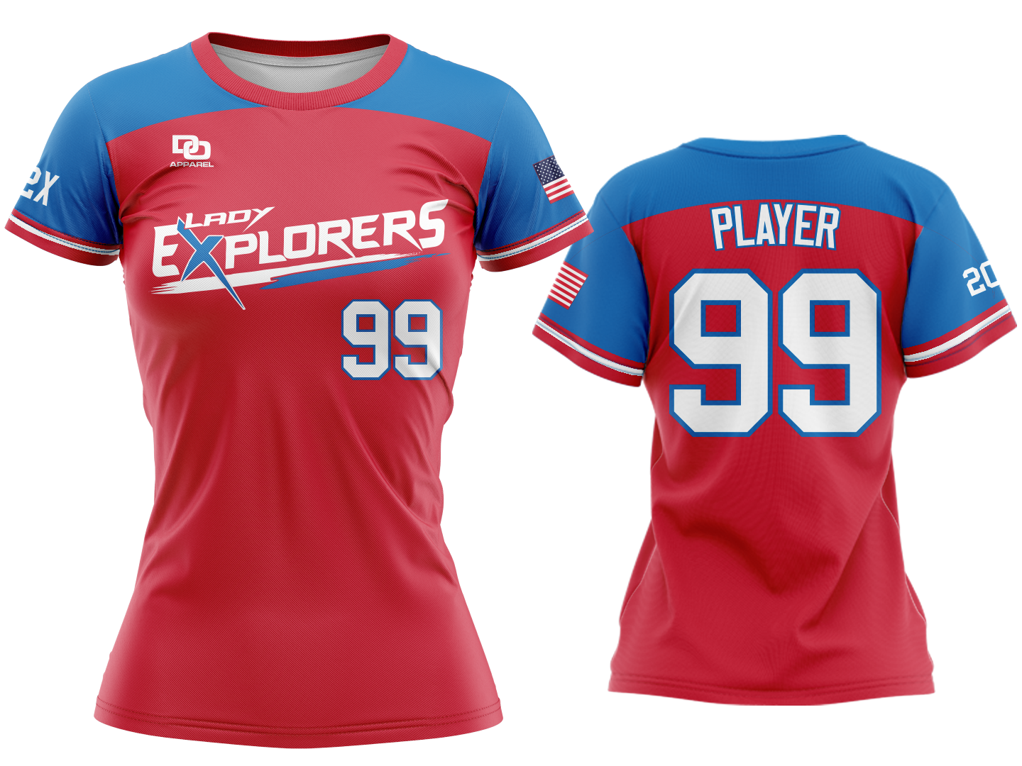 Custom Crew Jersey - Red