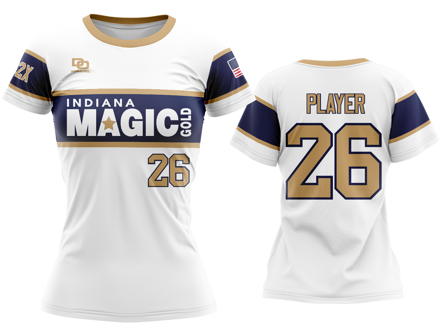 Custom Womens Crew Jersey - 2025 White Chisox
