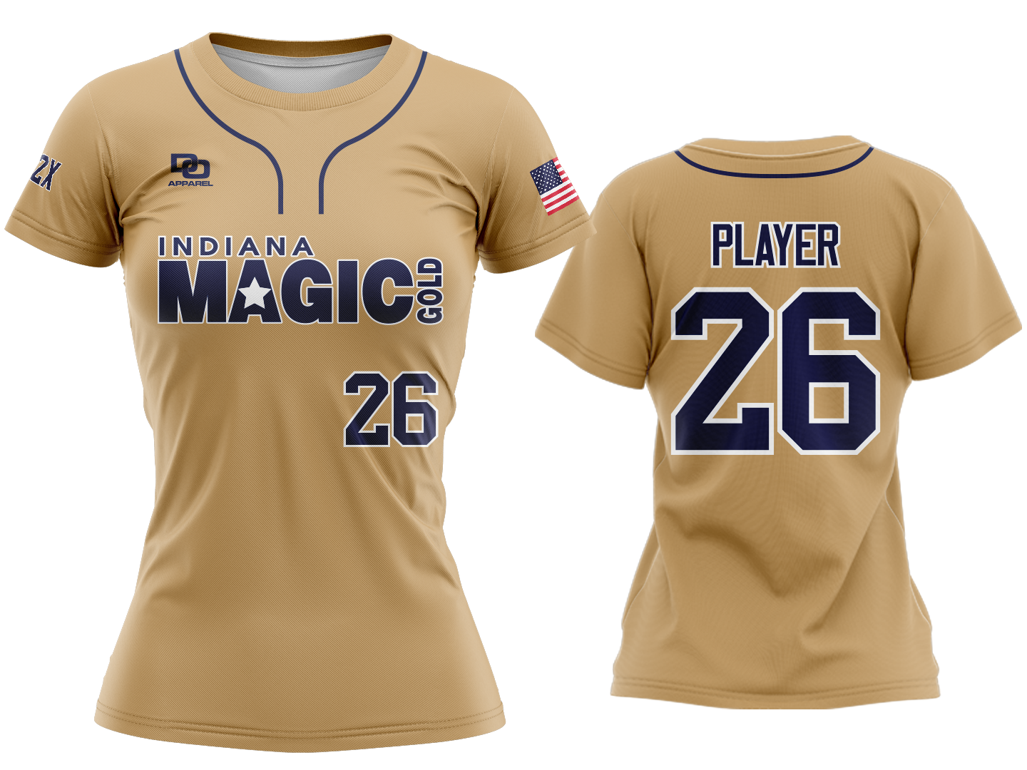 Custom Womens Crew Jersey - 2025 Vegas OSU