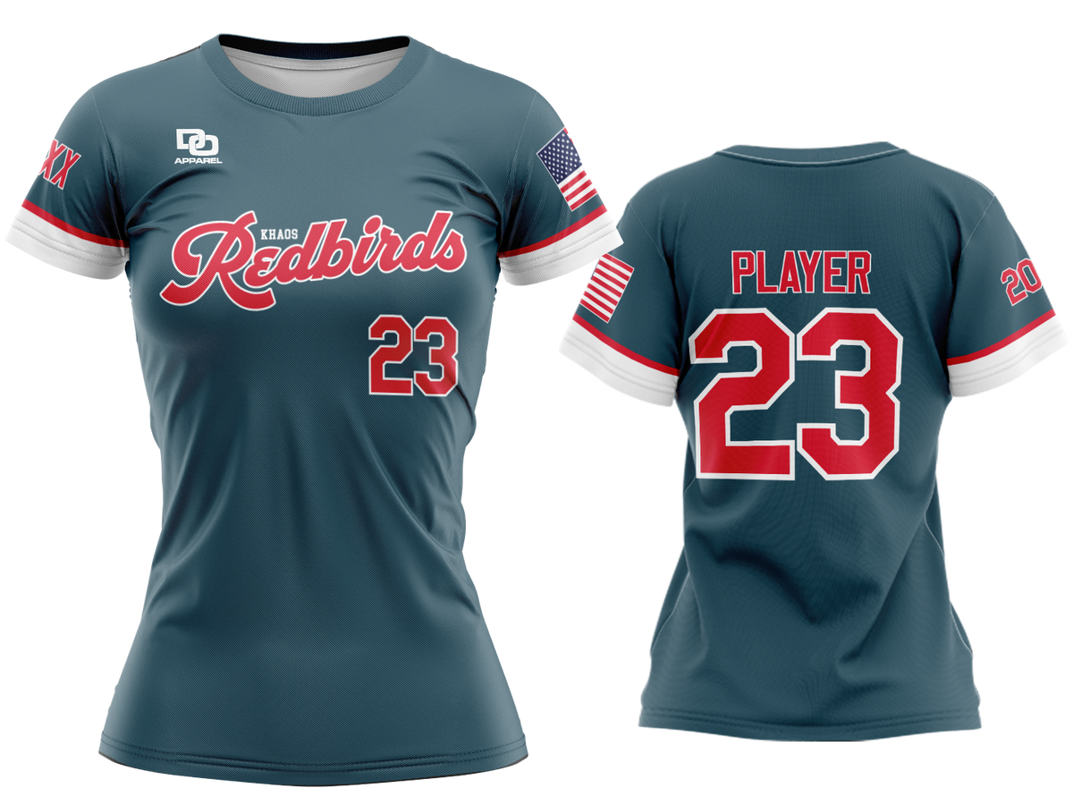 Custom Womens Crew Jersey - Anthracite