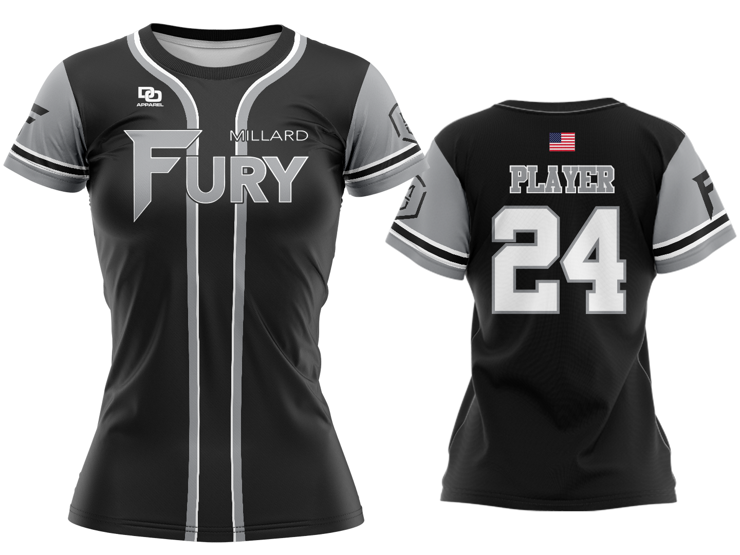 Custom Crew Jersey - Duke Black