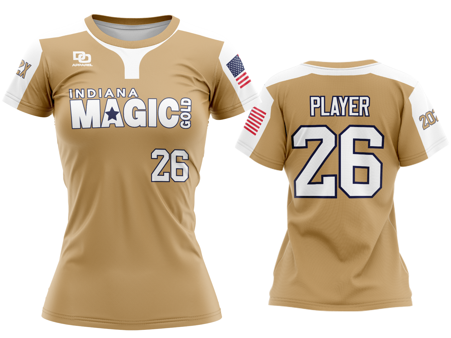 Custom Womens Crew Jersey - Vegas OSU