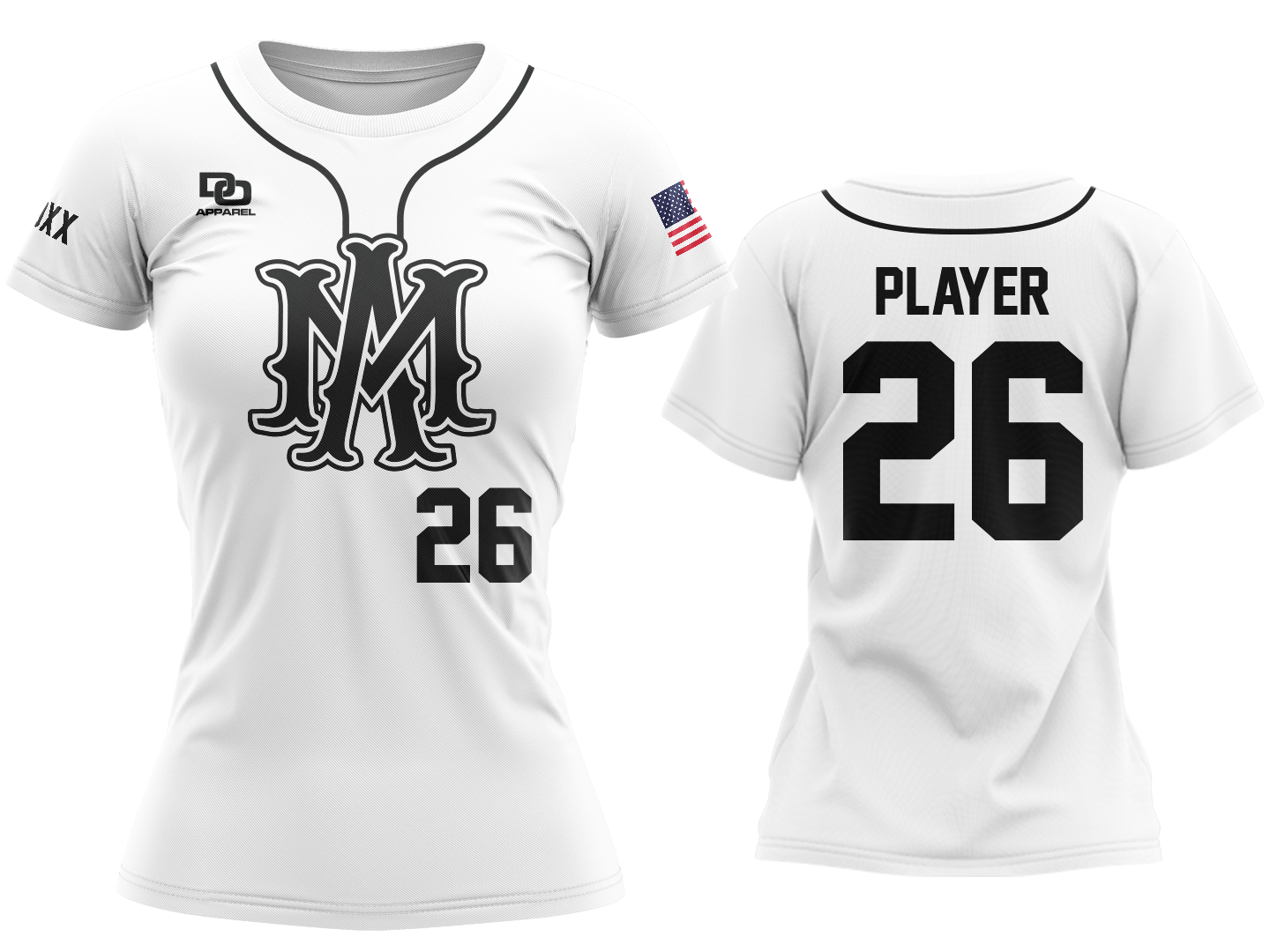 Custom Crew Jersey - OSU White