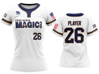 Custom Womens Crew Jersey - White