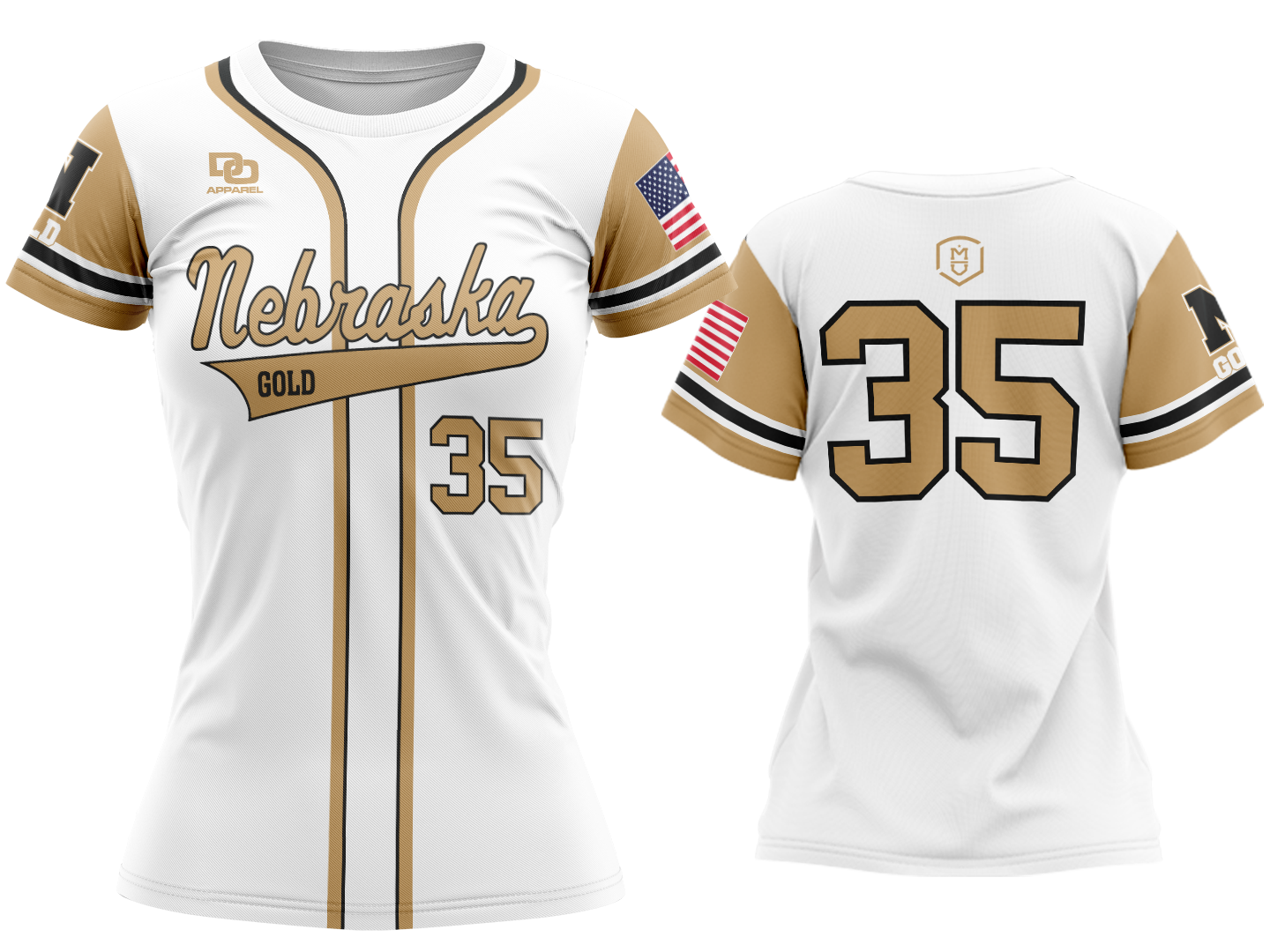Custom Crew Jersey - Duke White