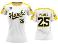 Custom Womens Crew Jersey - White