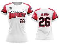 Custom Womens Crew Jersey - White
