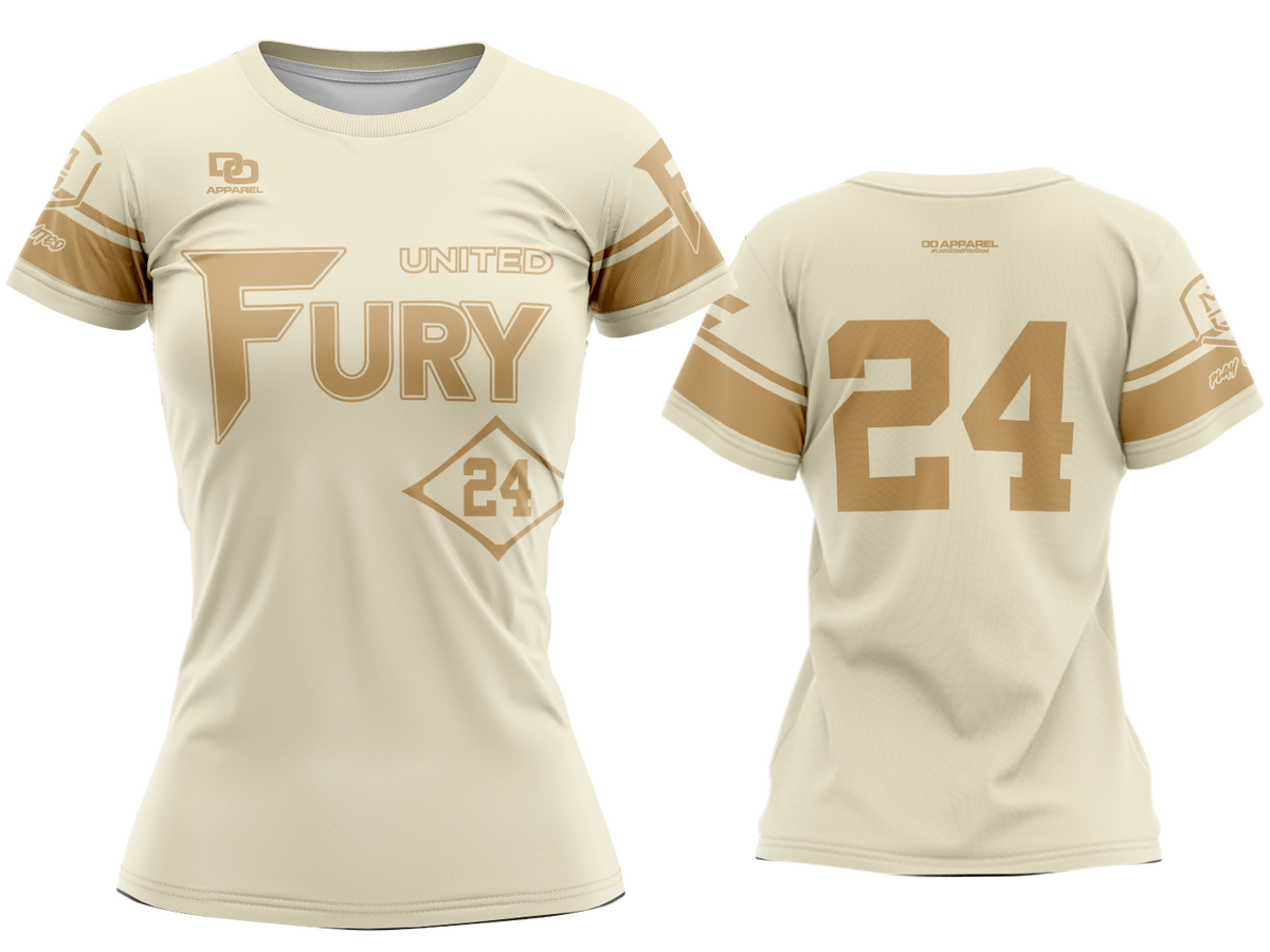Custom Crew Jersey - Cream/Gold