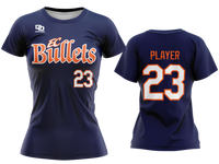 Custom Womens Crew Jersey - Navy Practice