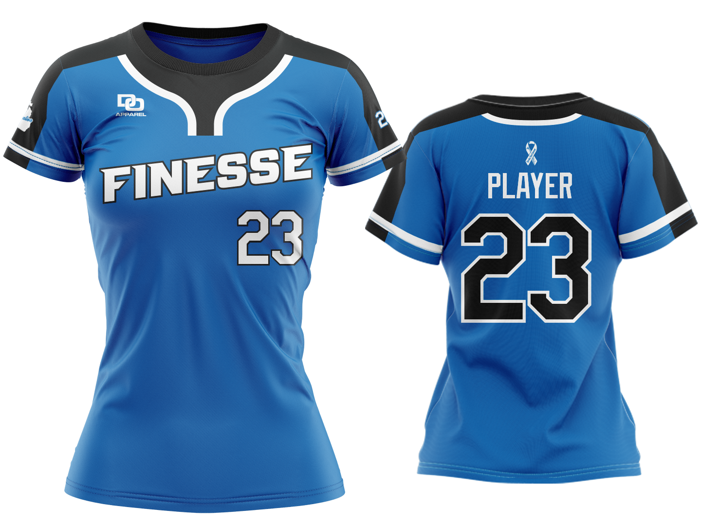 Custom Women's Crew Jersey - 2027 Royal